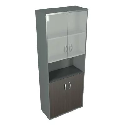 Шкаф СТ-1.4 Венге/металлик_0