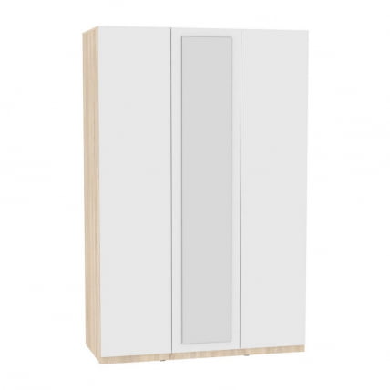 Шкаф распашный R-198х135х60-1-PO-M(ДСС-Белый)_0