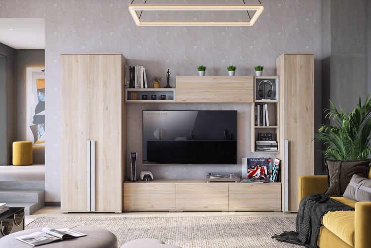 Пуф Рони 2 PM-001.2 медовый (велюр)_1