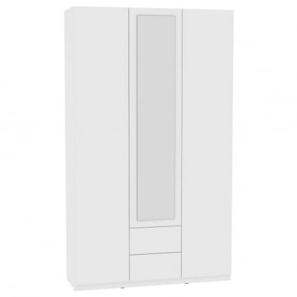 Шкаф распашный R-230х135х60-2-PO-M(Белый)_0