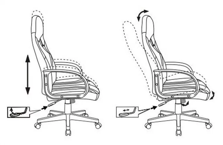 Геймерское кресло Бюрократ ZOMBIE RUNNER Белый-голубой_17