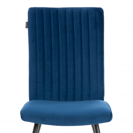 Стул обеденный Monte Carlo TREND, велюр, Blue (синий), 49х51х93 см_5