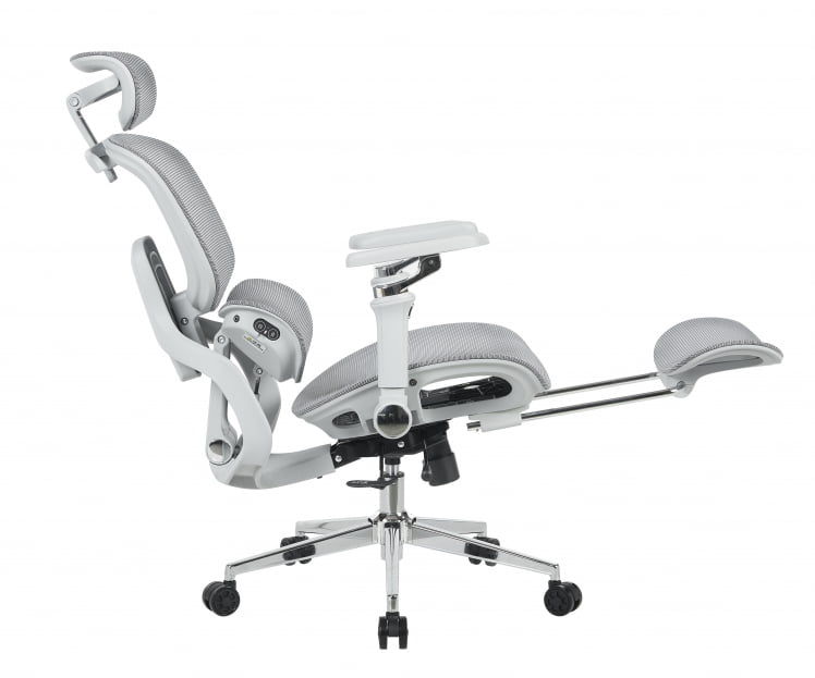 Кресло офисное ТопЧаирс Продигй с оттоманкой серый / TopChairs Prodigy_5