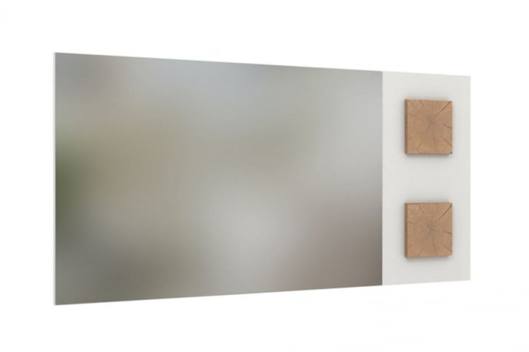 Зеркало горизонтальное Фиджи ЛД 659.420.000 Белый глянец_0