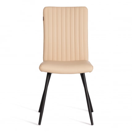 Стул обеденный Monte Carlo TREND, экокожа, бежевая, 49х51х93 см_4