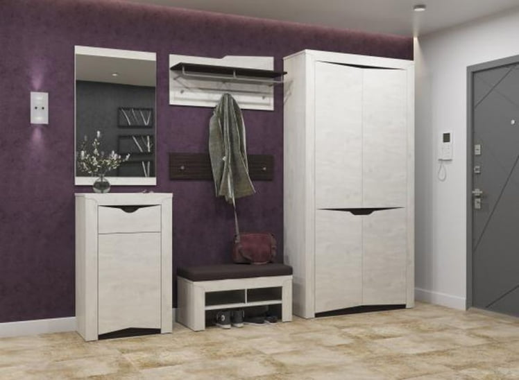 Тумба Лючия 33.21 Бетон пайн белый Венге_1