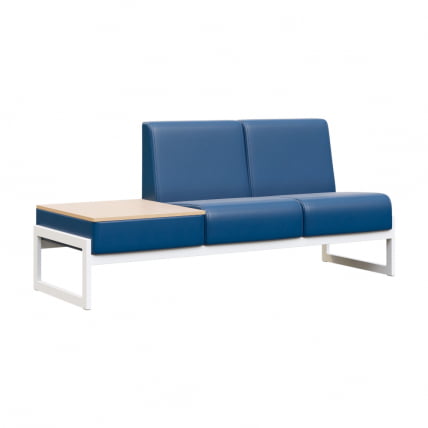 Диван двухмест. столик унив. Модуль МД.Д2-СТ2 Орегон 03/Акация Лорка/Металл Белый 1855*700*800 / MD.D2-ST2 Oregon_2