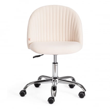 Кресло MELODY флок , молочный, 4_4