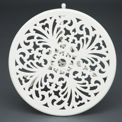 Комплект Secret De Maison Romance (стол +2 стула) алюминиевый сплав, D60/H67, 53х41х89см, butter white_5