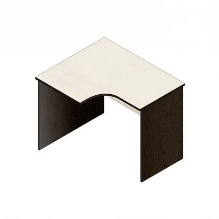 Стол компьютерный угловой Р.РС-10 (левый) Венге/дуб молочный_0