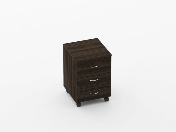 Тумба подкатная с 3-мя ящиками Twin 14.10.10 Дуб светлый_0