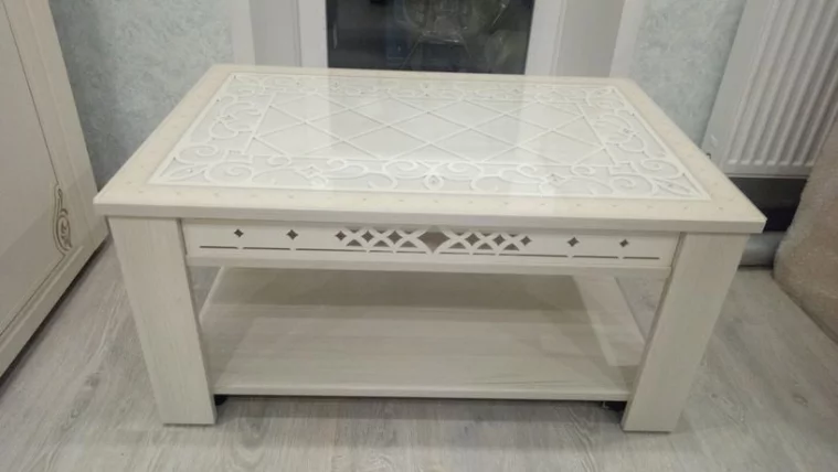 Стол журнальный Агат 30.10 Сосна Астрид Ваниль_10