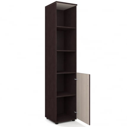 Шкаф для документов узкий Р.П-2 Дуб Сонома светлый_0