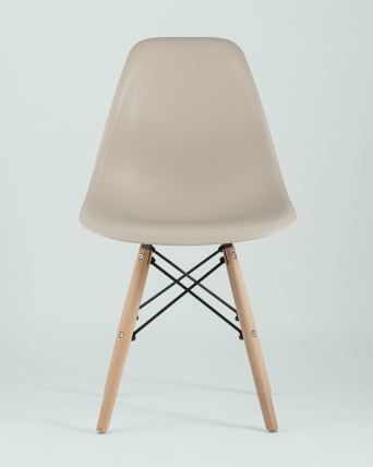 Стул Еамес Стиле ДСВ бежевый (разборный каркас) / Eames Style DSW_6