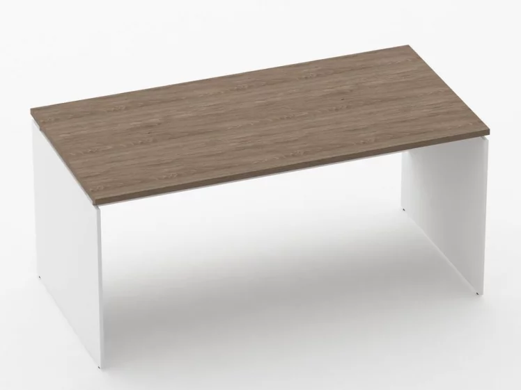 Стол прямой Deka ЛДСП каркас 75.08.16 Дуб Верцаска/Белый_0