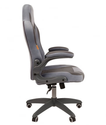 Кресло для геймеров CHAIRMAN GAME 55 Голубой-серый_2