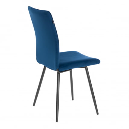 Стул обеденный Monte Carlo TREND, велюр, Blue (синий), 49х51х93 см_2