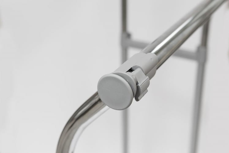 Вешалка CH-4375 85-145x44x102-170 см, серый/хром_1