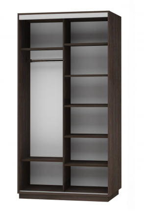 Шкаф-купе двухдверный Экспресс Дуо 1200х2400h Париж/Венге_1