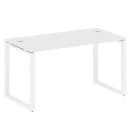 Стол письменный на О-образном м/к METAL SYSTEM БО.СП-3 Белый/Белый_0