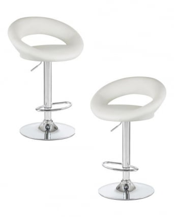 Стул барный ДОБРИН МИРА (белый) 2 шт / DOBRIN MIRA_0