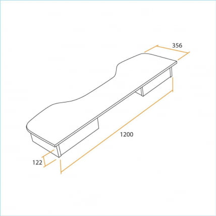 Надстройка StrikeTop (120) NEO black/blue, черный/синяя кромка_5