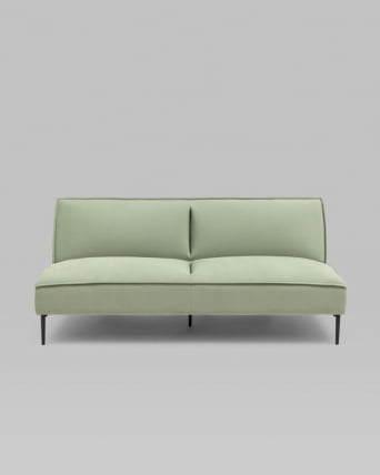 Диван прямой Кассель велюр Светло-салатовый_4