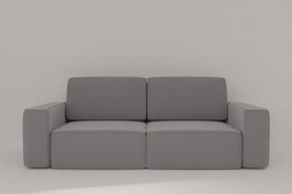 Диван прямой Сунндал (Berhouse) Цвет фасада: Серый велюр; Тип: Прямой; Материал фасада: Металл/Велюр_5