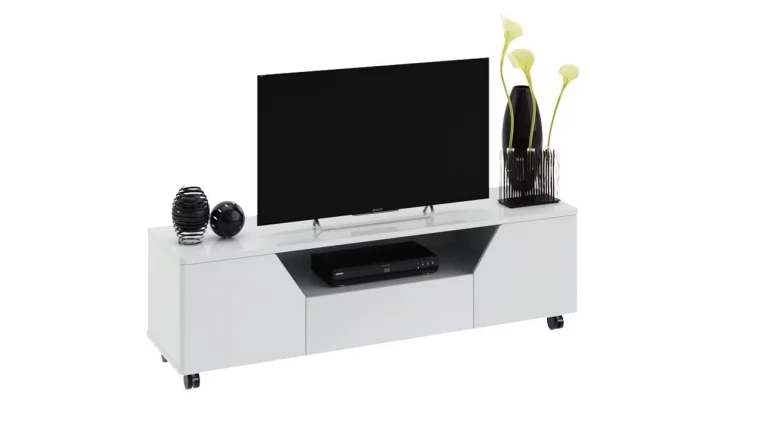 Тумба ТВ тип 4 Diamond Белый глянец_0