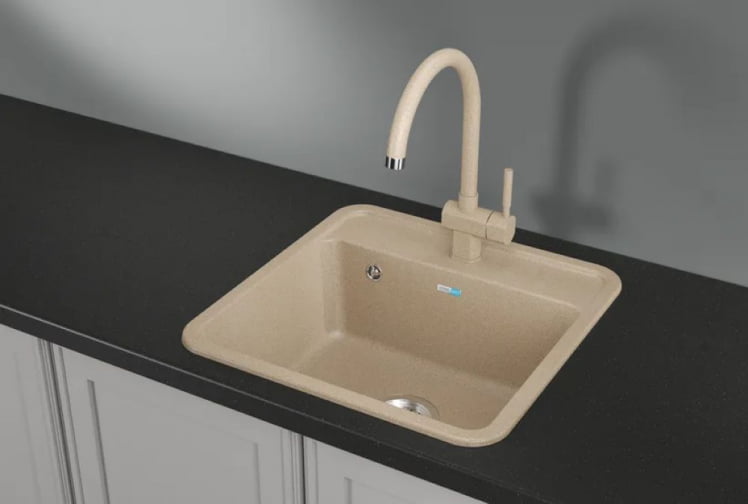 Кухонная мойка GRANULA 5001 Бежевый_1