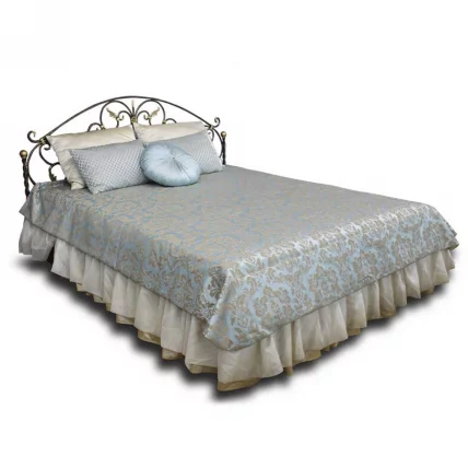 Кровать Кертис кованая с подъемным механизмом шоколад_2