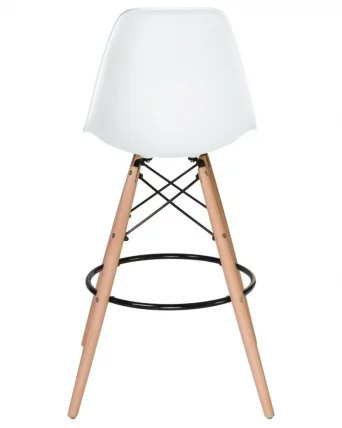 Стул барный ДОБРИН ДСВ БАР Белый В-02 / DOBRIN DSW BAR W-02_3