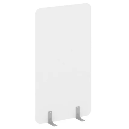 Перегородки на металлических опорах на фетровых подпятниках R-line DP.F-100-180 Белый Бриллиант_0