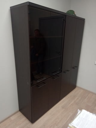 Дверь стеклянная TMGT 42-1 (бронза)_1