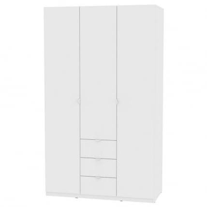 Шкаф распашный Р-230х135х60-3-ТР(Белый) / R-230х135х60-3-TR(Белый)_0