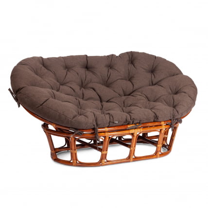 Диван MAMASAN/МАМАСАН 23/02 W /с подушкой/ подушка 182х119 см, 169х102х80 см, Cognac (коньяк), ткань, коричневый, 3М7-147_0