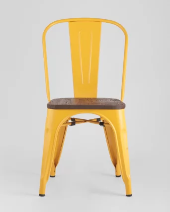 Стул Tolix Wood 850 Желтый_2
