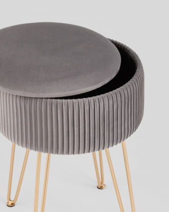 Пуф-столик Астор серый_3