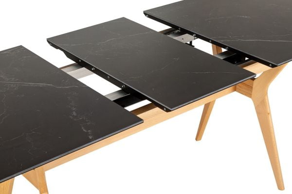 Стол раздвижной Нарвик Ceramic 140-180 Automatic Natur/Dark marble_14