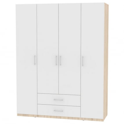 Шкаф распашный R-230х180х60-2(ДСС-Белый)_0