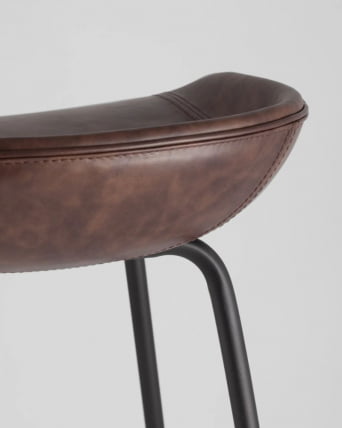 Стул барный Beetle Lite PU коричневый 2 шт_5