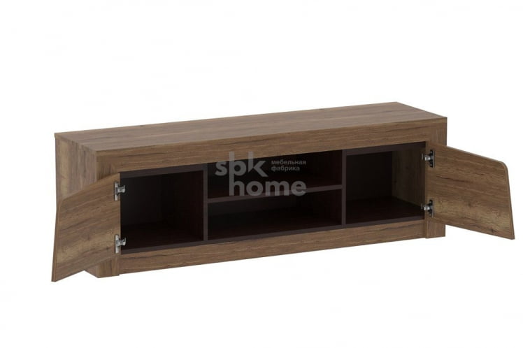 Тумба под ТВ NEW, Гарда (1400*374*450) Дуб галифакс Табак, 31617 _1