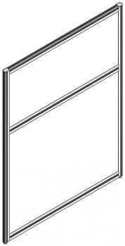 Перегородка 1150 мм RAND RP115SS90 Легно светлый_0