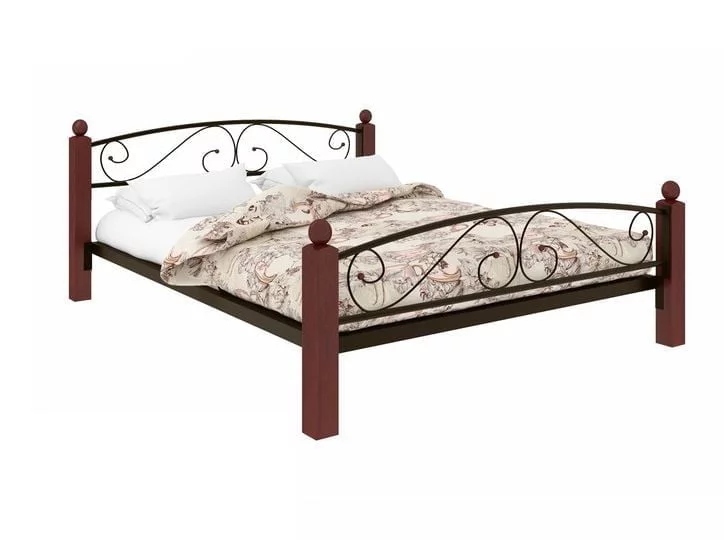 Кровать Вероника Lux Plus 1200х1900 Коричневая_0