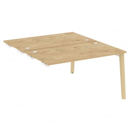 Стол-приставка двойной к опорным элементам ONIX WOOD OW.D.SPR-3.8 Тиквуд Светлый/Светлый_0