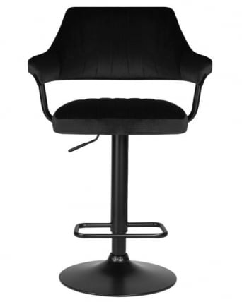 Стул барный DOBRIN CHARLY BLACK (черный велюр (MJ9-101)) 2 шт_6