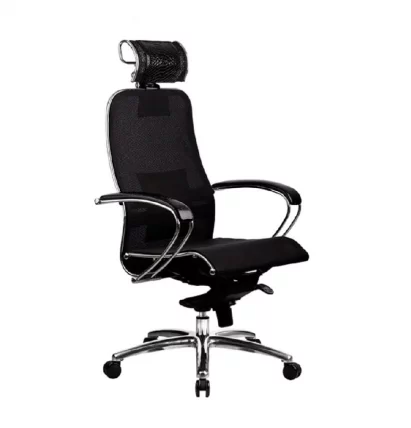 Кресло руководителя SAMURAI S-2.02 Python Edition Черный плюс_0