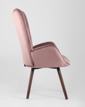 Стул Гранд велюр Розовый_3