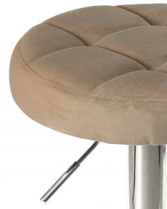 Табурет барный DOBRIN BRUNO Бежевый велюр MJ9-10_2