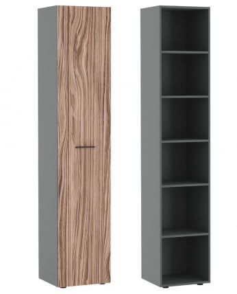 Шкаф для бумаг DALI DLI37251023 Орех Антрацит_0